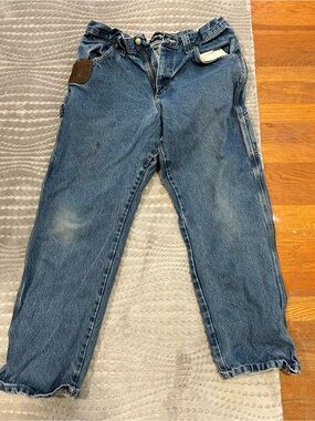 Wrangler Men's Relaxed Blue Carpenter Jeans